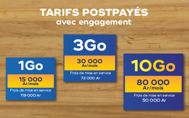 tarif postpayé