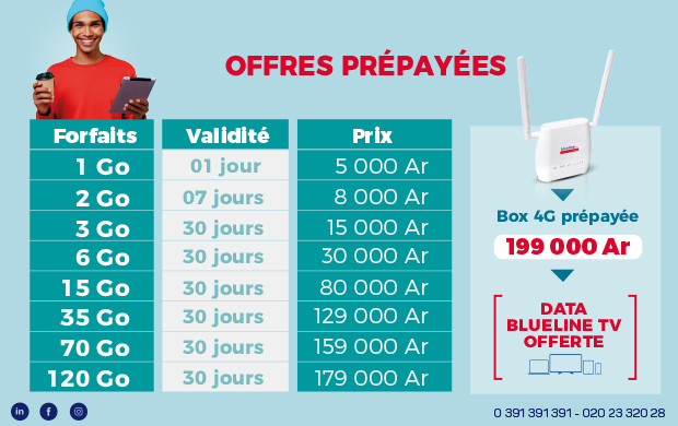 Promotion tarif Flexy pour l'internet 4G prépayé