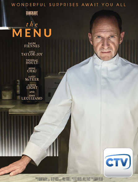 Le Menu, Film. Samedi 13 Mai à 20h34 sur CTV De: Mark Mylod. Avec: Ralph Fiennes, Anya Taylor-Joy, Nicholas Hoult. Un couple se rend sur une île isolée pour dîner dans un des restaurants les plus en vogue du moment, en compagnie d'autres invités triés sur le volet. Le savoureux menu concocté par le chef va leur réserver des surprises aussi étonnantes que radicales...